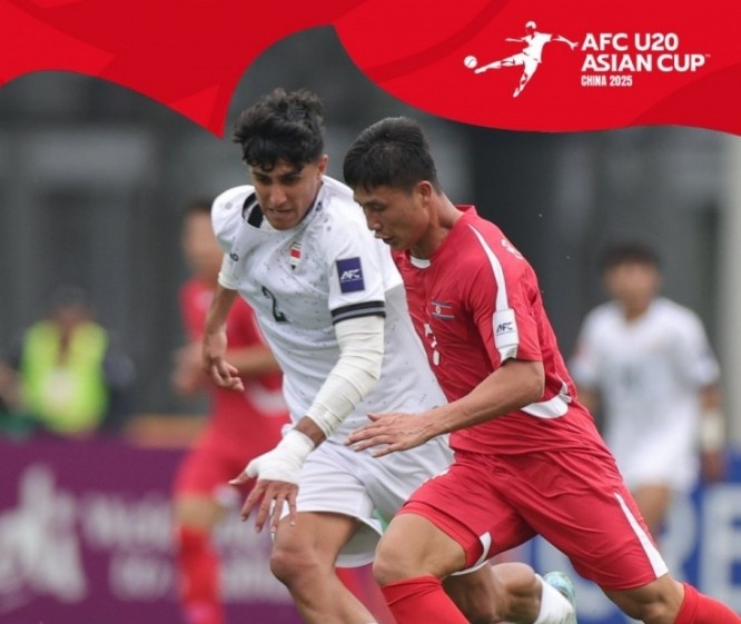  U20亞洲杯-上屆亞軍伊拉克1-1戰平朝鮮，后者控球率僅34%