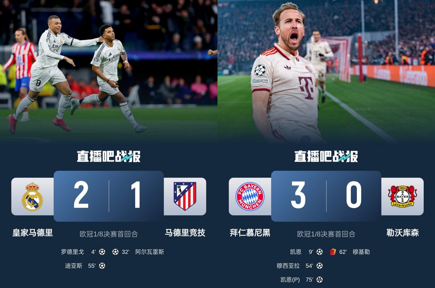  馬競藥廠(chǎng)罵罵咧咧！歐冠附加賽晉級的8隊僅2隊贏(yíng)球：皇馬&拜仁！